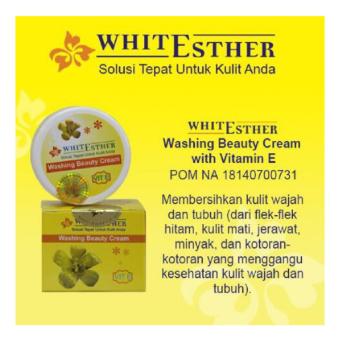 White Esther Washing Beauty Cream With Vitamin E / Pom Na 18140700731