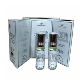 Al Rehab Parfum Premium Silver Concentrates 6 ml Non Alkohol 2 Botol - Silver