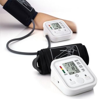 TOMSOO Automatic Digital LCD Arm Cuff Blood Pressure Pulse Monitor Sphgmomanometer New - intl