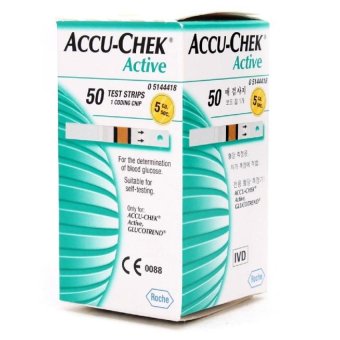 Accu Chek Active Strip Glucose Isi 50 pcs
