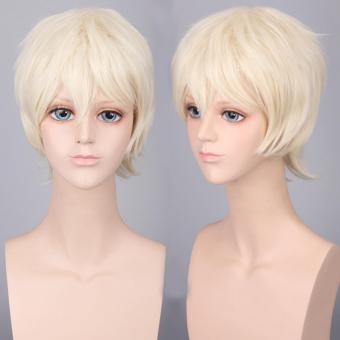 Fashion Cosplay Wigs Short Costume Wigs For Cosplay Party Beige - intl