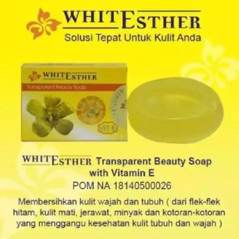 White Esther Transparent Beauty Soap (Sabun) Vit E/ Pom Na 18140500026