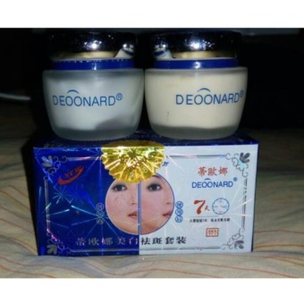Deoonard Blue 7 Days Cream Pemutih Kulit Wajah Alami