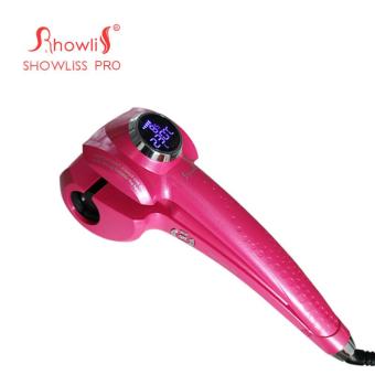 Hot Sales Mini Automatic Hair Curlers LCD Ceramic Perm Hairdressing Tools Curlers - Red (British specifications) - intl