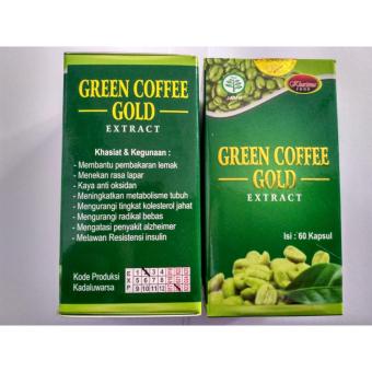 2 Paket Green Coffee Extract 60 Kapsul 100% kopi hijau alami