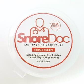 SnoreDoc (4 Pcs - BPA Free): Anti Ngorok, Anti Dengkur, Snore Stopper