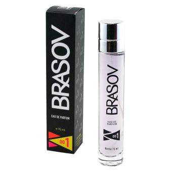 BRASOV Eau De Parfum XX-CT-671542 001 75 ml Perfume Cologne - Hitam