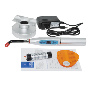 1Pcs Dental LED Cure Lamp Wireless Cordless 5W 1500mW Curing Light Silver- - intl