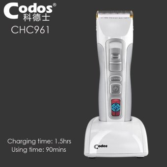 Codos CHC-961 Professional Hair Clipper Rechargeable Hair Trimmer Barber Tools Salon Cutting Shaving Machine LCD Fast Charging - intl