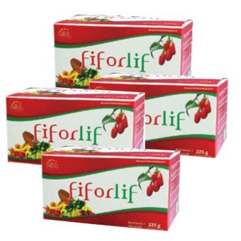 Fiforlif Super Fiber & Detox Alami Kaya Nutrisi - Paket 4 Box
