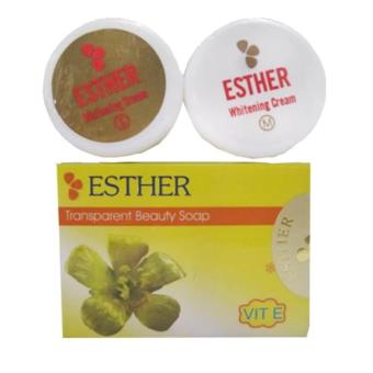 Cream Esther For Whitening S-M & Soap - Exlusive Whitening Cream Plus Sabun - 1 Paket