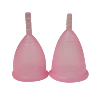 Velishy Menstrual Period Cup Medical Silicone Soft Pink