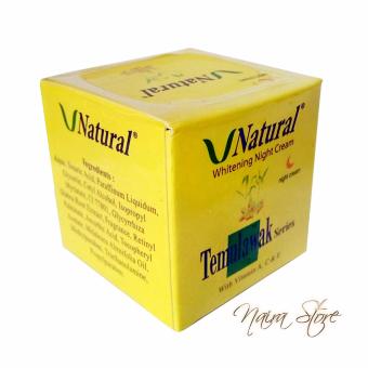 Cream Malam Temulawak V Natural BPOM - Night Cream Temulawak V Natural