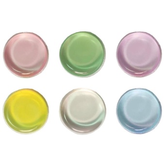FashionDoor 6 pcs Jelly Soft Silicone Gel Powder Puff Sponge For Cosmetic Face Foundation C - intl