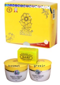 Sari Paket Cream Sari 100% Ori untuk Kulit Berminyak