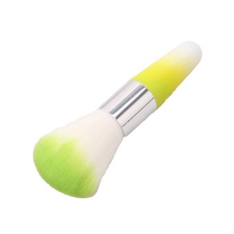 Ai Home Nail Dust Remover Brush for Acrylic UV Gel Nails Makeup Brush (Green)