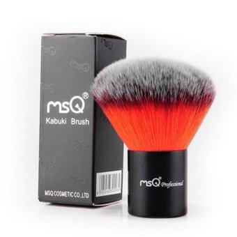Mini nude makeup msq Brushes Professional Sythetic blend(Red)