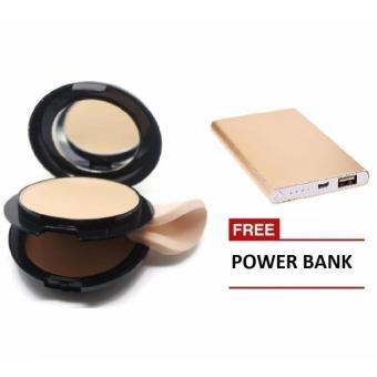 Bedak Compact Powder - Bedak 2in1 colorstay + Gratis Power Bank Slim
