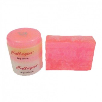 Mesh Cream Collagen Plus Sabun - 1 Paket