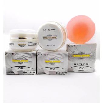 WD Cream Temulawak Premium SET Soap, Day Cream, Night Cream Lolos BPOM dan halal