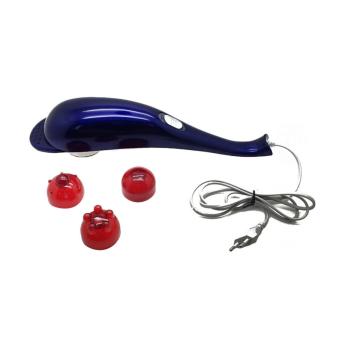 Universal Alat Pijat Refleksi Dolphin Magnetism Hammer Massager YX-808 with Infrared - Biru