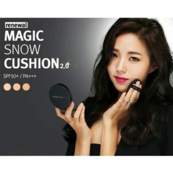 April Skin Magic Snow Cushion Black / Bedak Cushion Make Up Ala Korea Best Seller Ver 2.0 NEW ORIGINAL- 21 LIGHT BEIGE
