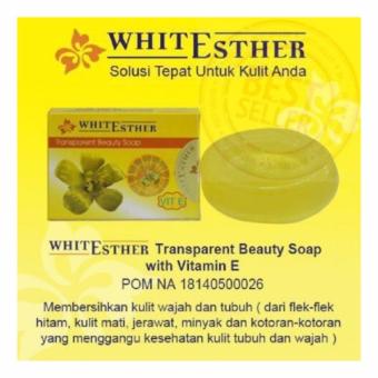 Lucky White Esther Transparent Beauty Soap / White Esther Whitening Hand & Body Lotion / Sabun Esther Original BPOM