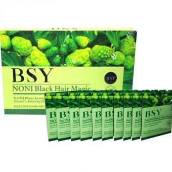 BSY Noni Black Hair Magic Shampoo - Isi 20 Sachet