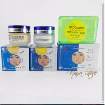 Krim Deoonard Original Blue 7 Days 25gr - Paket Cream Deoonard Blue .Sabun Hiaju Anti Septic