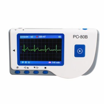PC-80B Handheld Color Screen ECG EKG Portable Heart Monitor - intl