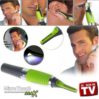 Micro Touch Magic Max Hair Groomer / Pisau Cukur - Green