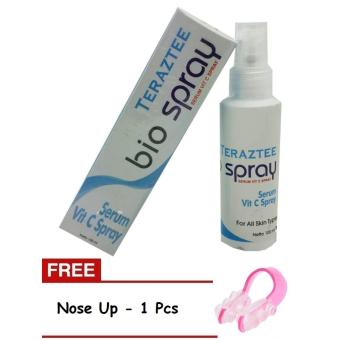 Bio Spray Teraztee Serum Vit C Spray - Bio Power Spray - 100ml + Free Nose Up Clipper - Klip Pemancung Hidung - 1 Pcs