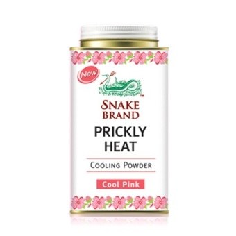 Snake Brand - JJC St. Luke Prickly Heat Powder - Cool Pink