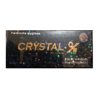 Crystal X Original - Solusi Perapat dan Keputihan Wanita - 35 gr