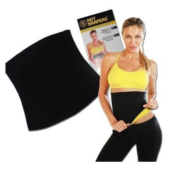 Hot Shaper Korset Pelangsing Perut Sports Hot Shapers Neotex Slimming Tummy Body Belt - Size L - Hitam