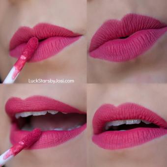 Mesh Liquid Lipcream Lipstick Natural Pink Matte - 1 pcs