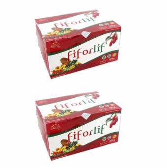Fiforlif - Paket 2 Box Super Fiber & Detox Alami Kaya Nutrisi 100% Original -15 Sachet/Box