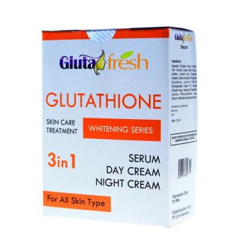 Gluta Fresh Whitening 3in1 - Serum-Day Cream-Night Cream