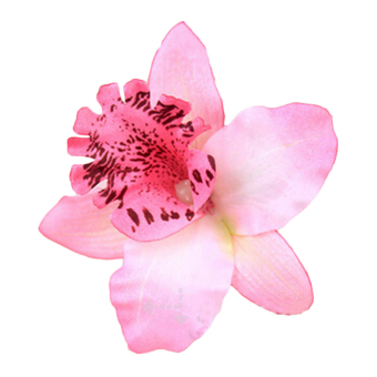 Velishy Orchid Flower Hair Clip (Pink)