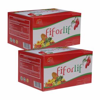 Fiforlif - Super Fiber & Detox Alami Kaya Nutrisi -15 Sachet - 2 Box
