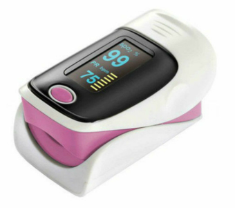 Acediscoball Finger Oximeter Pulse Blood Oxygen SpO2 Monitor PR Heart Rate Moniter LED display Handheld Portable （Pink）