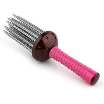 Eigia Air Curly Comb Sisir Airy Curl Untuk Rambut Ikal Bergelombang - Pink