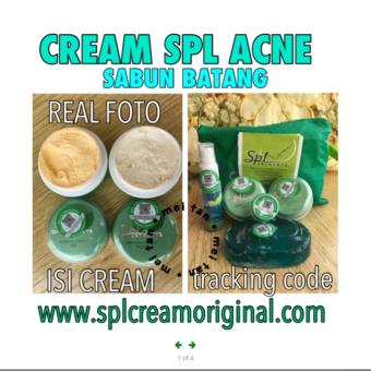 Cream Spl Acne Paket Acne Sabun Batang Original .Ada Barcode 1 Paket