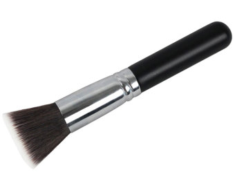 JIANGYUYAN Wooden Handle Nylon Hairs Flat Top Makeup Cosmetic Brushes (15cm)
