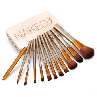 Make Up Brush Naked 3 / Naked3 Brush Set Kit [ Isi 12 Kuas ]