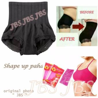 JBS Slim Pant Celana Korset - Munafie Celana Pelangsing Tubuh (All Size ) - Black - Shape up Perut