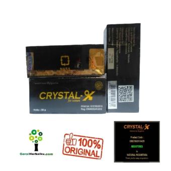 Crystal X NASA ORIGINAL Ada Barcode & BPOM Best Seller - 1 pcs