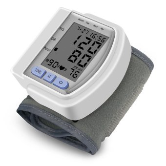 Ck - 102s pergelangan tangan portabel Monitor tekanan darah elektronik rumah Sphygmomanometer - International