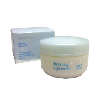 Wardah Step 2 Lightening Night Cream Cream Muka - 30gr