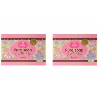 Pure Soap by Jellys Original - Sabun Pemutih Muka Dan Badan - 2 Buah